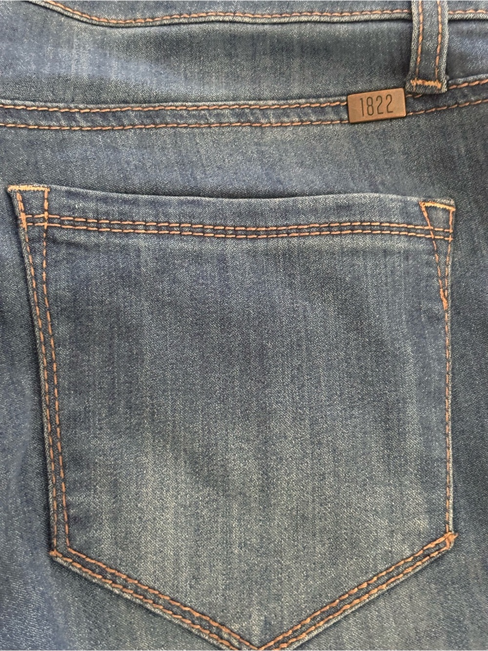 1822 Denim Women’s Skinny Jeans - Medium Blue Wash - Picture 3 of 5